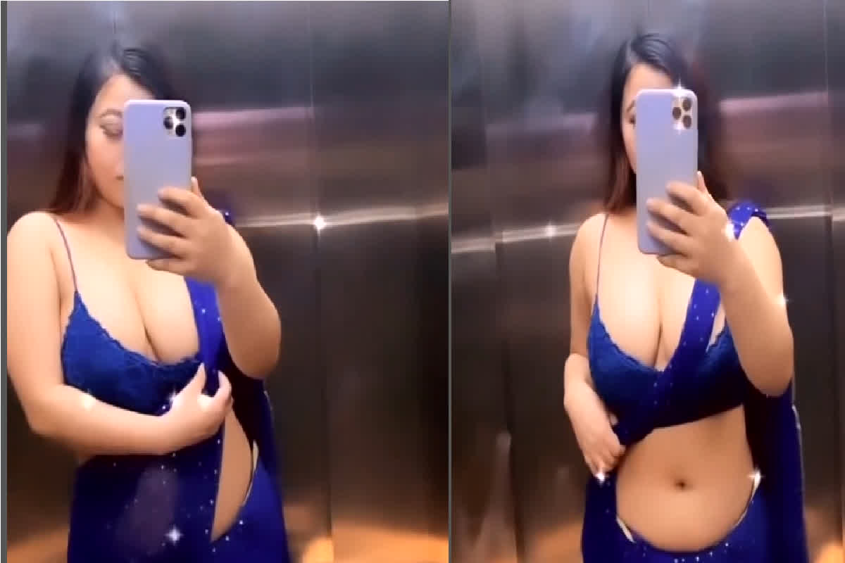 Indian Bhabhi Sexy Video : Indian Bhabhi ने लिफ्ट में पार की बोल्डनेस की सारी हदें, वायरल हुआ सेक्सी वीडियो