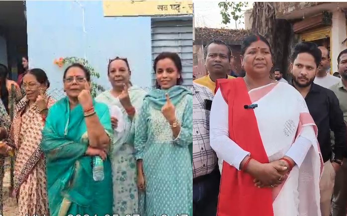 Raigarh lok sabha election : रायगढ़ से कांग्रेस प्रत्याशी मेनका देवी ने किया मतदान, जशपुर विधायक रायमुनी भगत ने डाला वोट… देखें वीडियो
