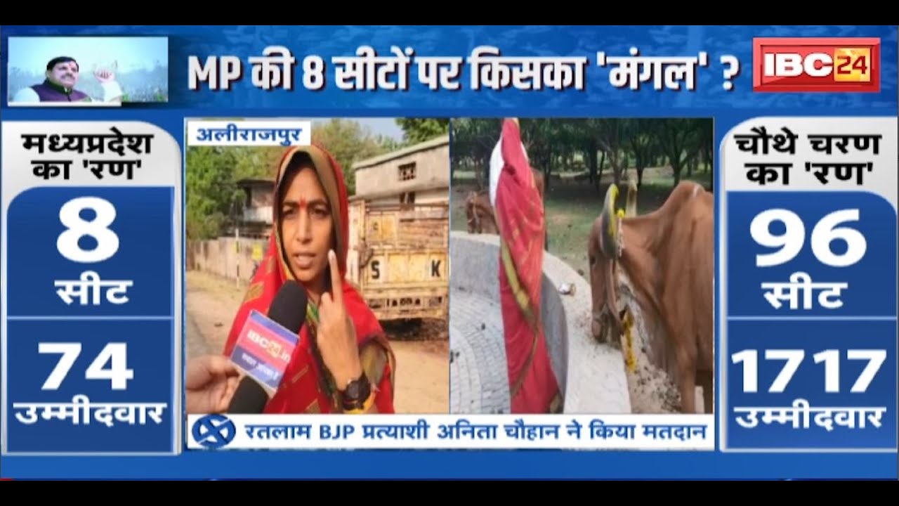 Lok Sabha Election Phase 4 Voting: Ratlam BJP प्रत्याशी Anita Chauhan ने किया मतदान