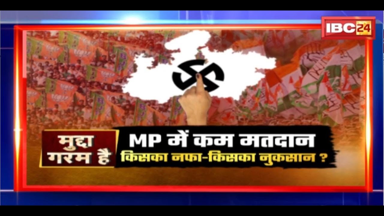 MP Lok Sabha Election 2024 Voting : MP में कम मतदान..किसका नफा-किसका नुकसान? Mudda Garam Hai