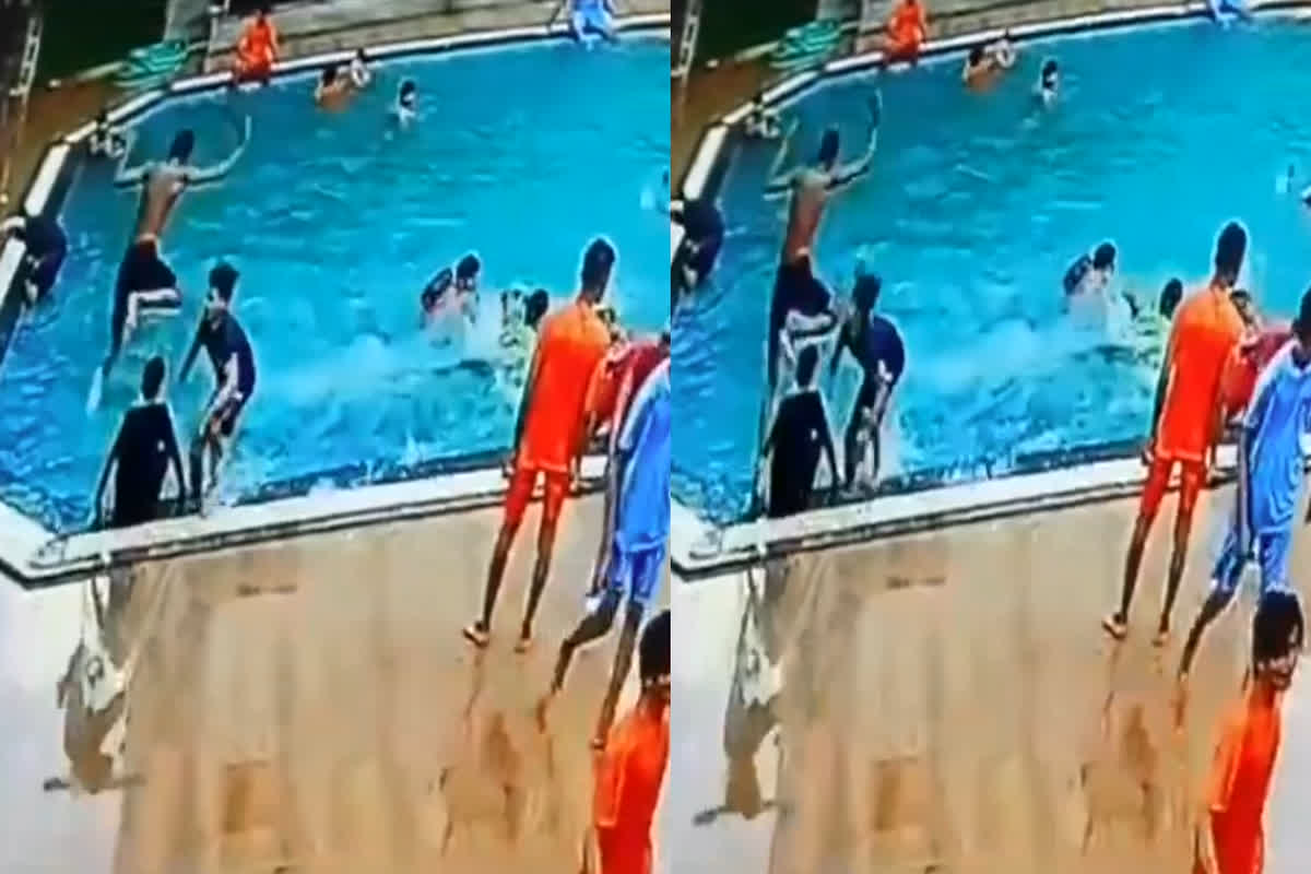 Ratlam News: स्विमिंग पूल में छलांग लगाते समय एक युवक के पैर से दूसरे युवक के मुंह में लगी चोट, पानी में गिरते ही हो गई मौत, वीडियो वायरल