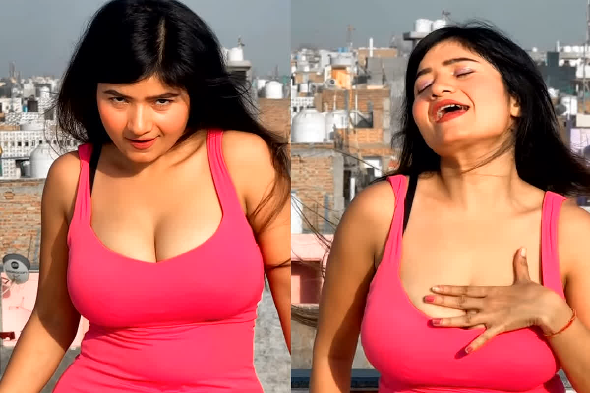 Hindi Hot Sexy Video: डीप नेक टॉप में हॉट मॉडल ने बिखेरा हुस्न का जलवा, बोल्डनेस देख फैंस के छूटे पसीने…