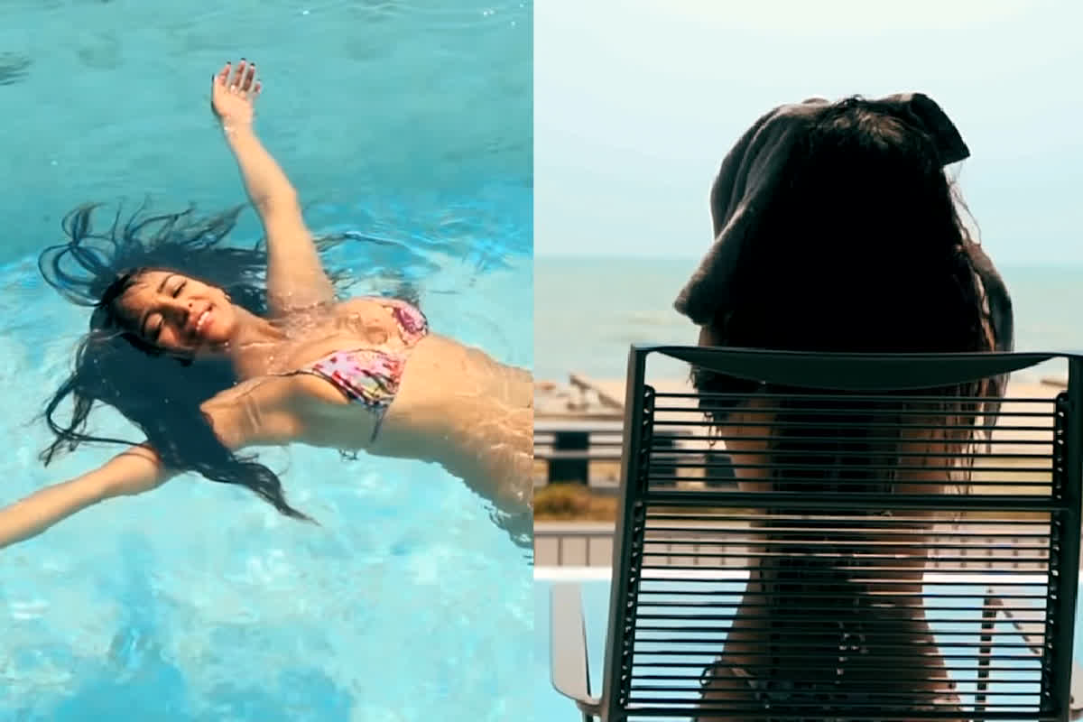 Hot Sexy Video: इस हॉट मॉडल ने बिकिनी पहन स्विमिंग पूल में लगाई आग, सोशल मीडिया पर ताबड़तोड़ वायरल हो रहा वीडियो..