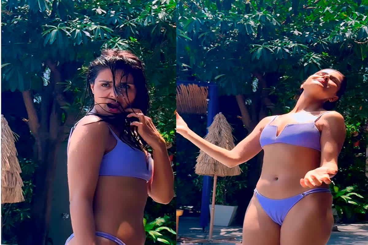 Priyanka Chahar Sexy Video: प्रियंका चाहर ने पर्पल बिकनी में फ्लॉन्ट किया सेक्सी फिगर, मदमस्त अंदाज देख नजरें नहीं हटा पाएंगे फैंस