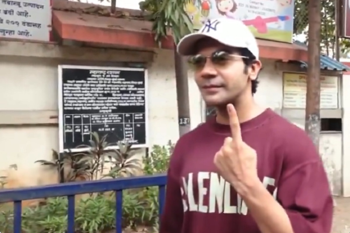 Lok Sabha Elections 2024 LIVE Updates : अभिनेता राजकुमार राव ने किया मतदान, कहा- ‘यह हमारे देश के प्रति एक बड़ी जिम्मेदारी है’