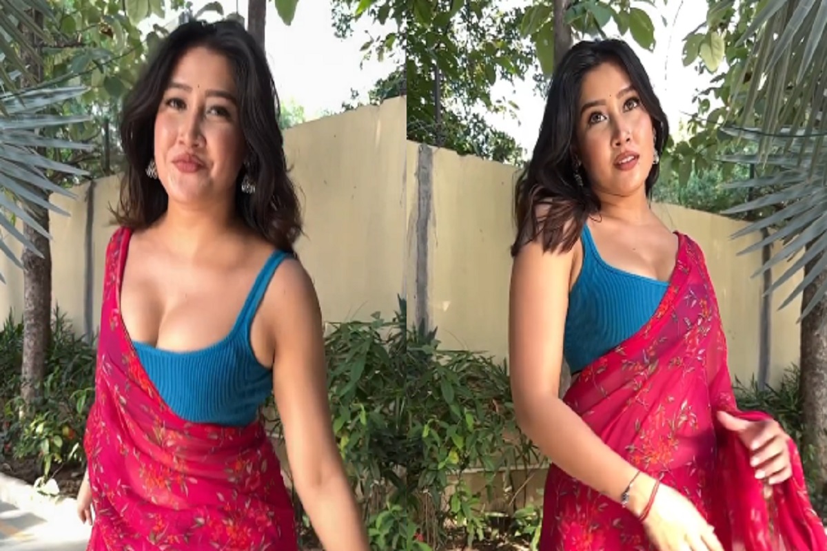 Desi Girl Sexy Video: एक्ट्रेस के देसी लुक ने बढ़ाया पारा, किलर अदाओं से लूटा फैंस का दिल, जमकर वायर हुआ सेक्सी वीडियो