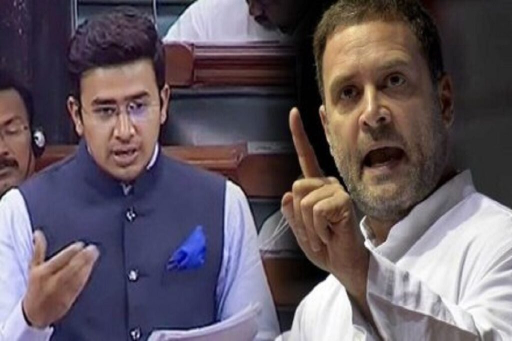 Tejasvi Surya accepted Rahul's challenge