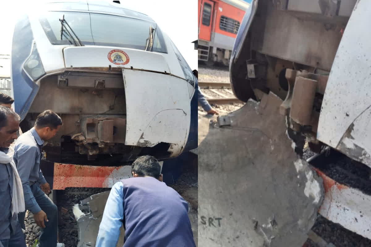 Vande Bharat Express Accident: बड़ा हादसा टला… वंदे भारत में हुआ तेज धमाका, 40 मिनट तक रुकी रही ट्रेन, यात्रियों में मचा हडकंप