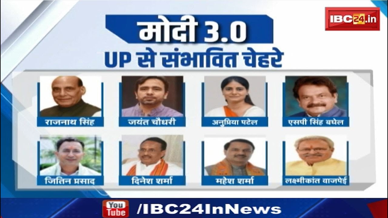 Modi Cabinet Ministers 2024: मध्यप्रदेश, छत्तीसगढ़ और उत्तरप्रदेश में Modi Cabinet के संभावित नाम