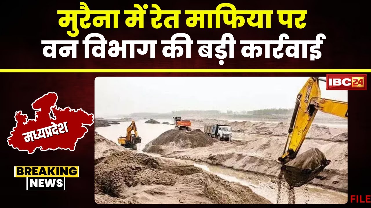 Morena News: रेत माफिया पर वन विभाग की कार्रवाई। रेंजर ने चंबल नदी पर पहुंचकर की कार्रवाई। देखिए..