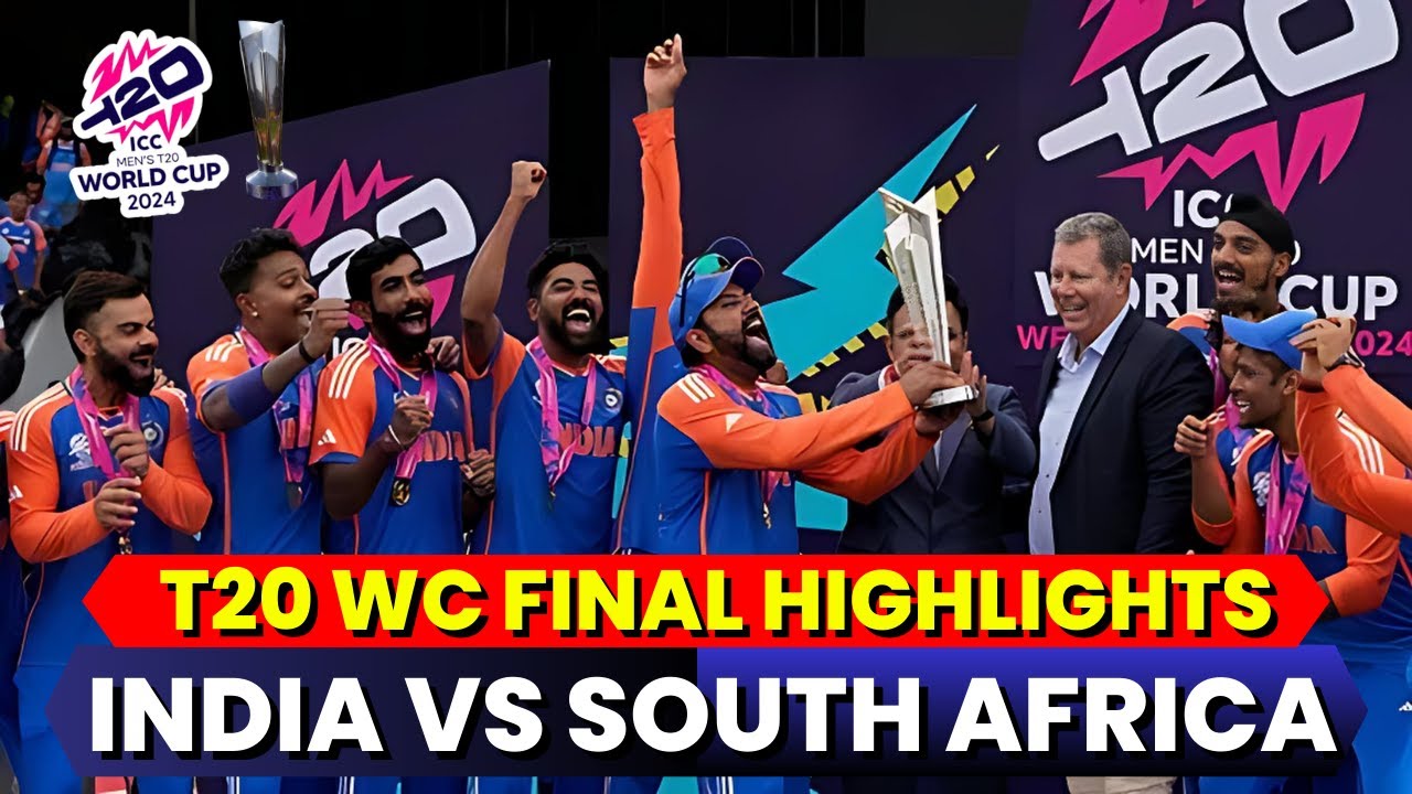 India vs South Africa Highlights | IND vs SA T20 Wc Final | T20 World Cup 2024 Final Highlights