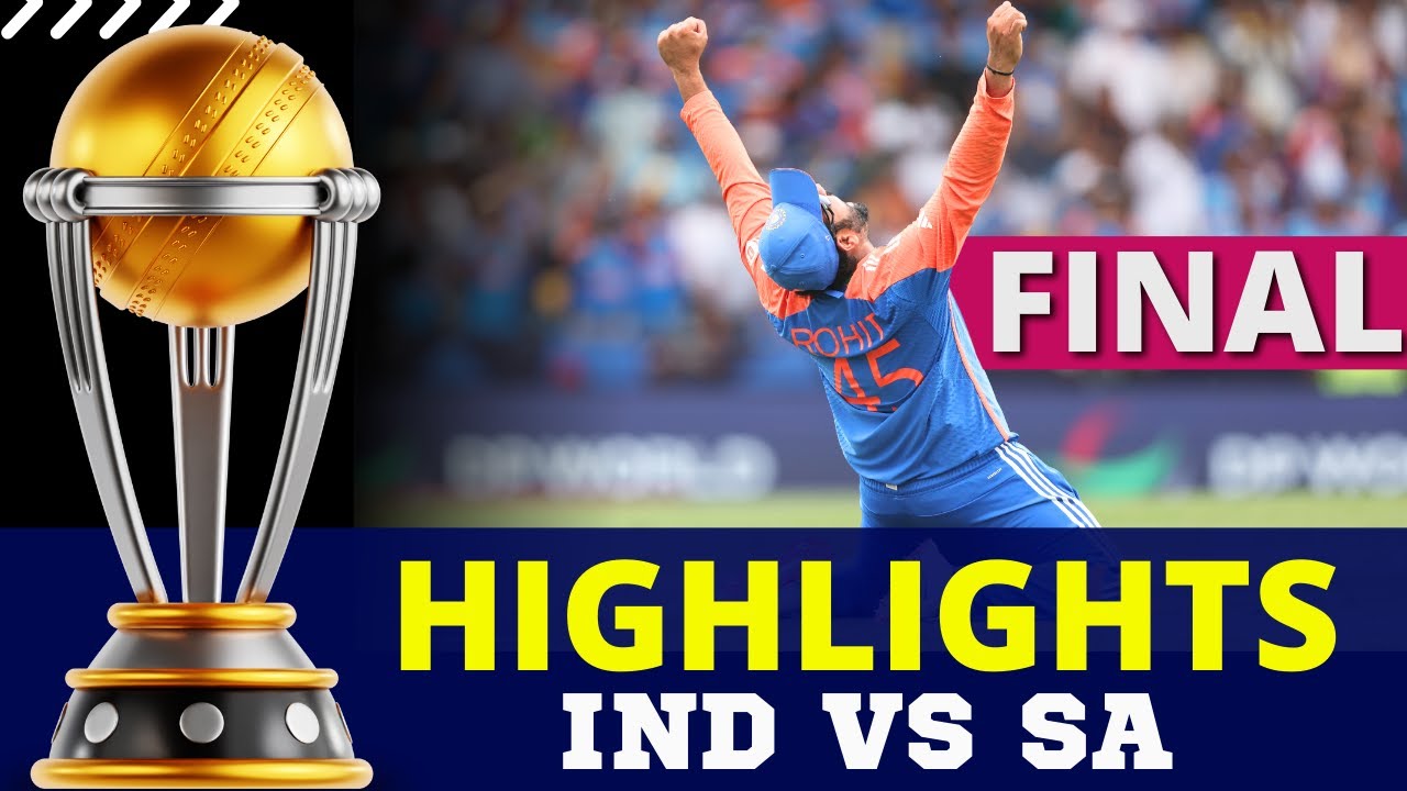 IND VS SA T20 WC Final HIGHLIGHTS | India Vs South Africa HIGHLIGHTS | India Vs South Africa FINAL
