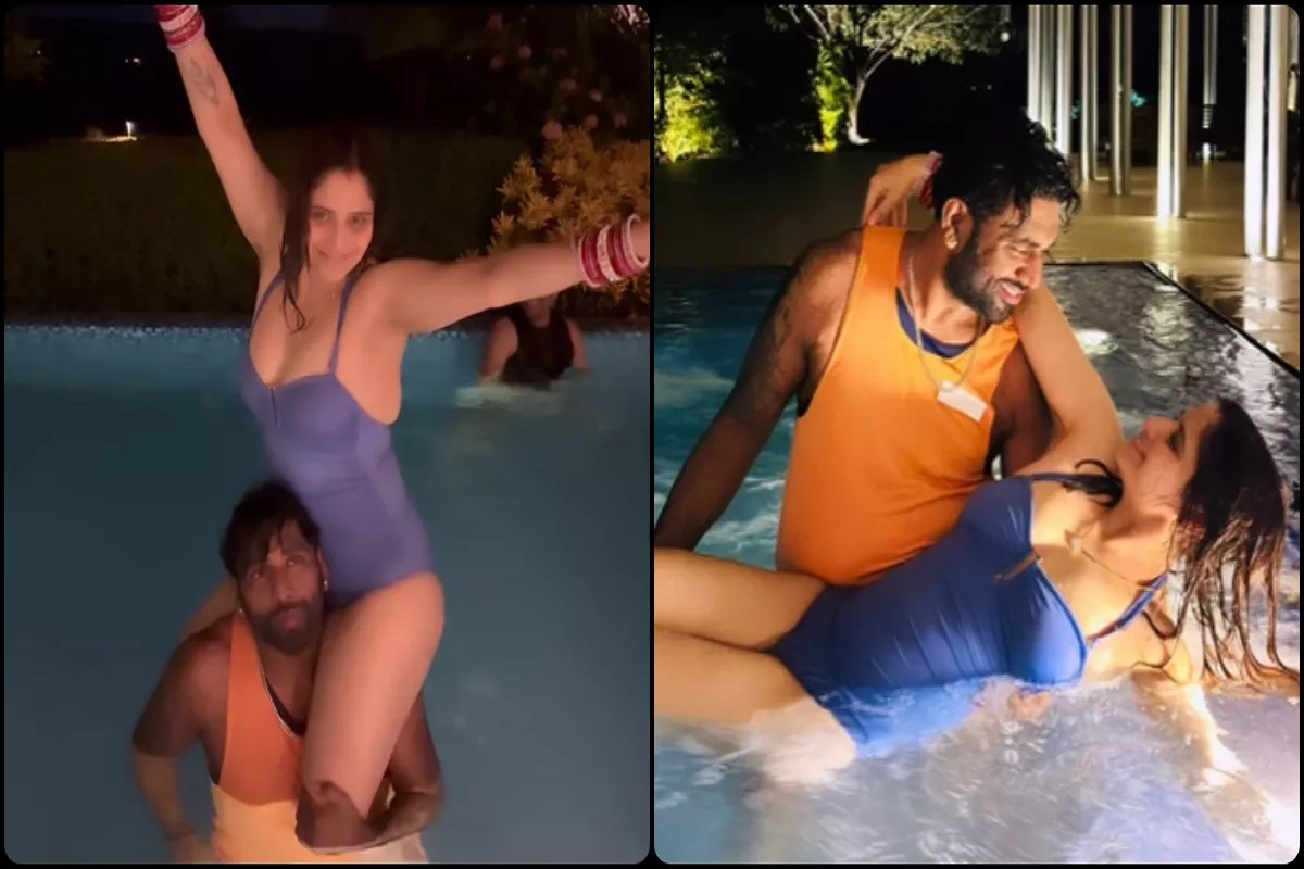 भाई के सामने बिकिनी पहनकर एक्ट्रेस ने पति के साथ किया खुल्लम-खुल्ला रोमांस, वीडियो हुआ वायरल, भड़के सोशल मीडिया यूजर्स