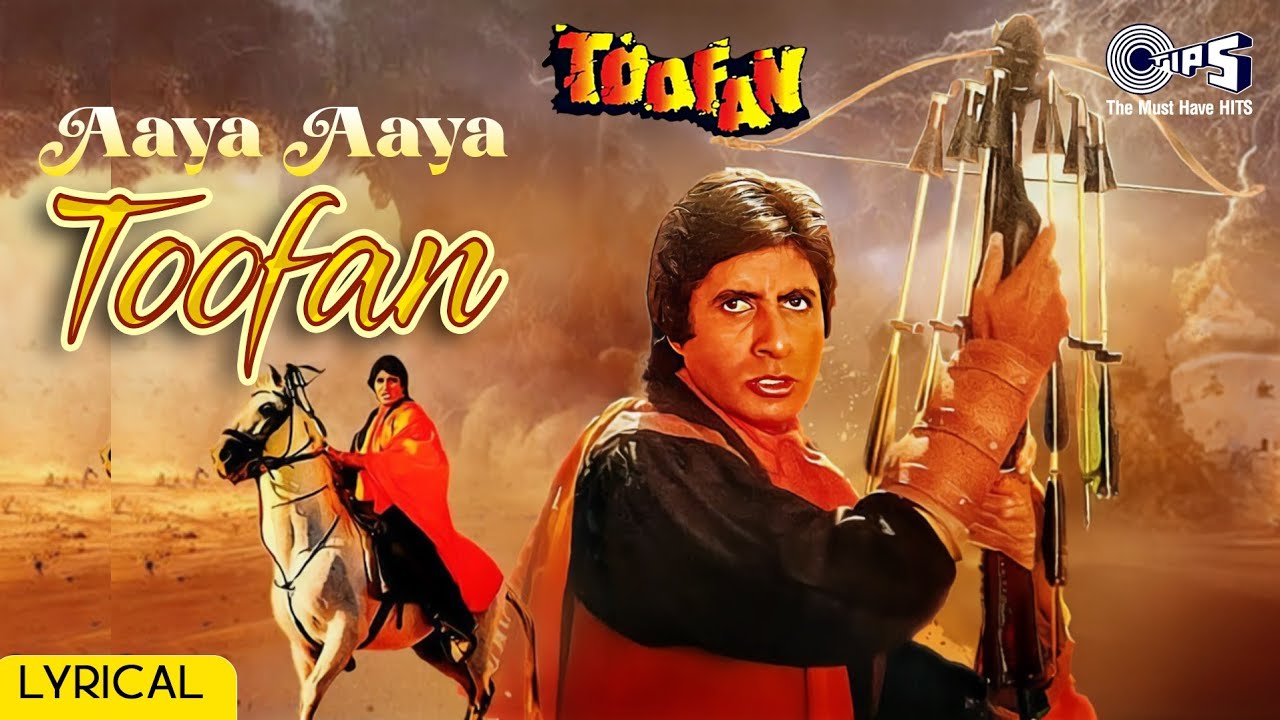 Aaya Aaya Toofan – Lyrical | Toofan | Amitabh Bachchan | Kishore Kumar | 80s Hits Hindi Songs