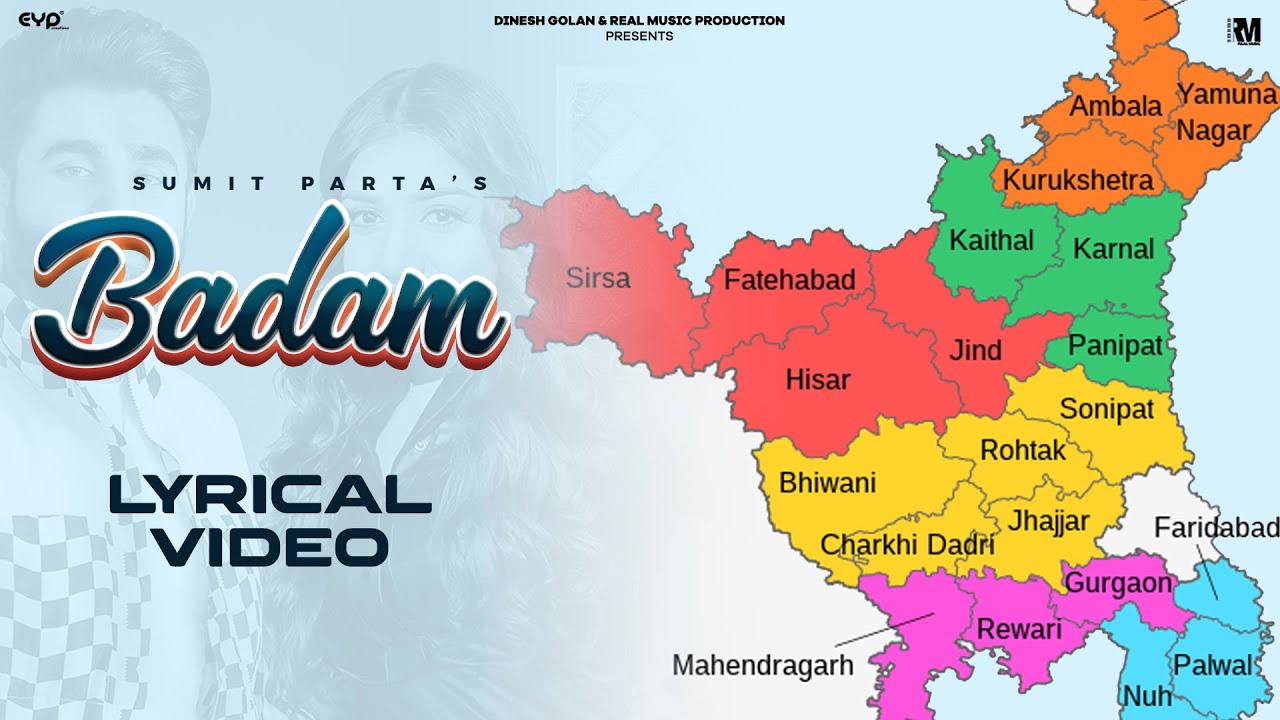 Badam (Official Lyrical Video) – Sumit Parta Ft. Muskan Verma | Real Music