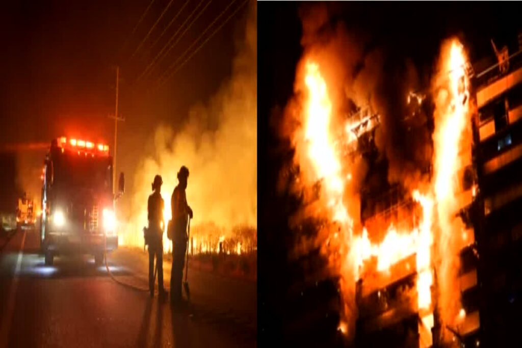 Fire in Iran Hospital