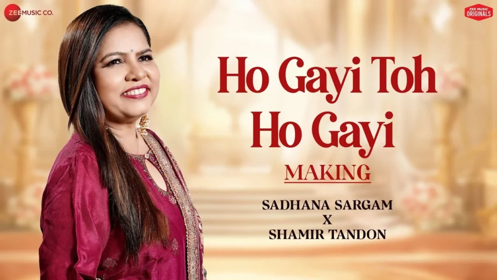 Ho-Gayi-to-Ho-Gayi-Making-Sadhana-Sargam-X-Shamir-Tandon