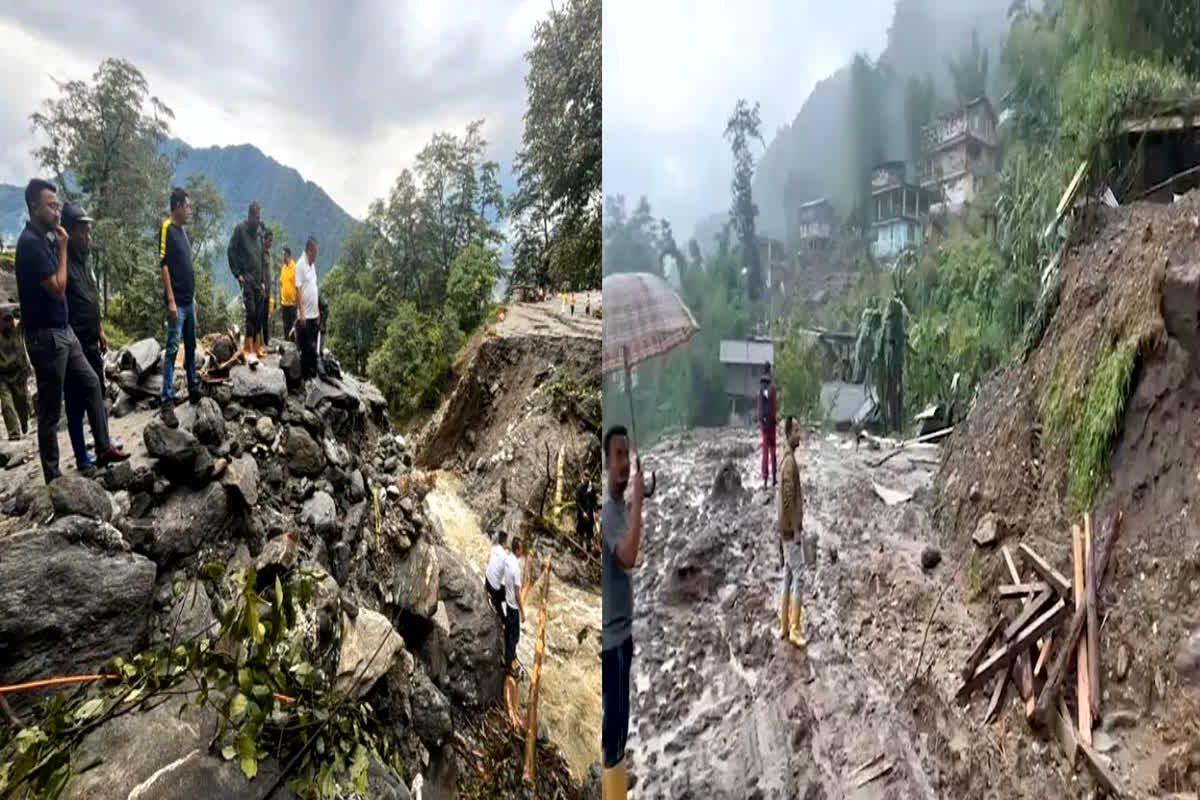 Sikkim Landslide: भारी बारिश और लैंडस्लाइड का कहर.. खतरे में 2000 टूरिस्ट्स, एयरलिफ्ट करने में बाधा बन रहा मौसम