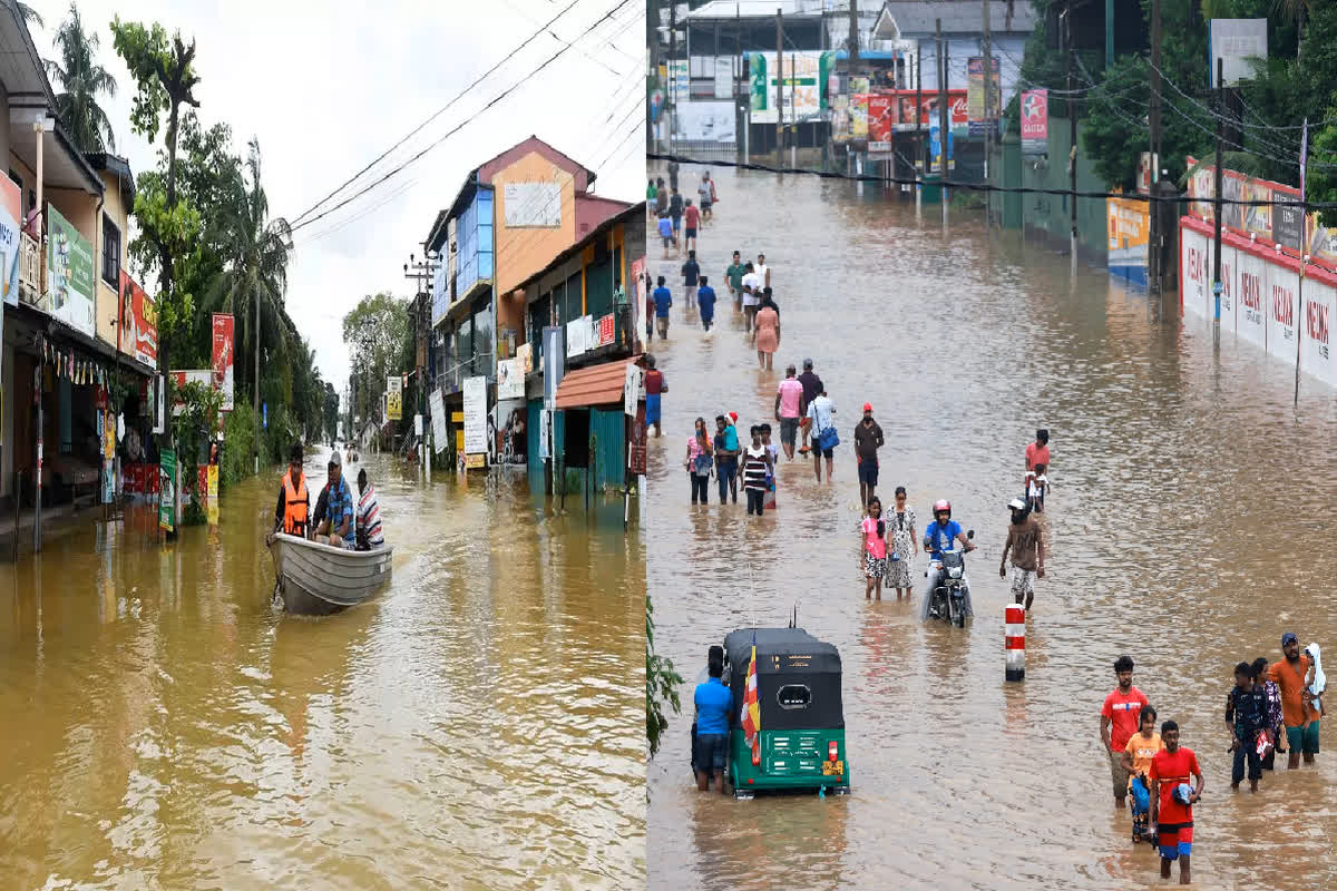 Sri Lanka Floods: भारी बारिश ने मचाई तबाही…  बाढ़ और भूस्खलन से 10 लोगों की मौत, कई लापता