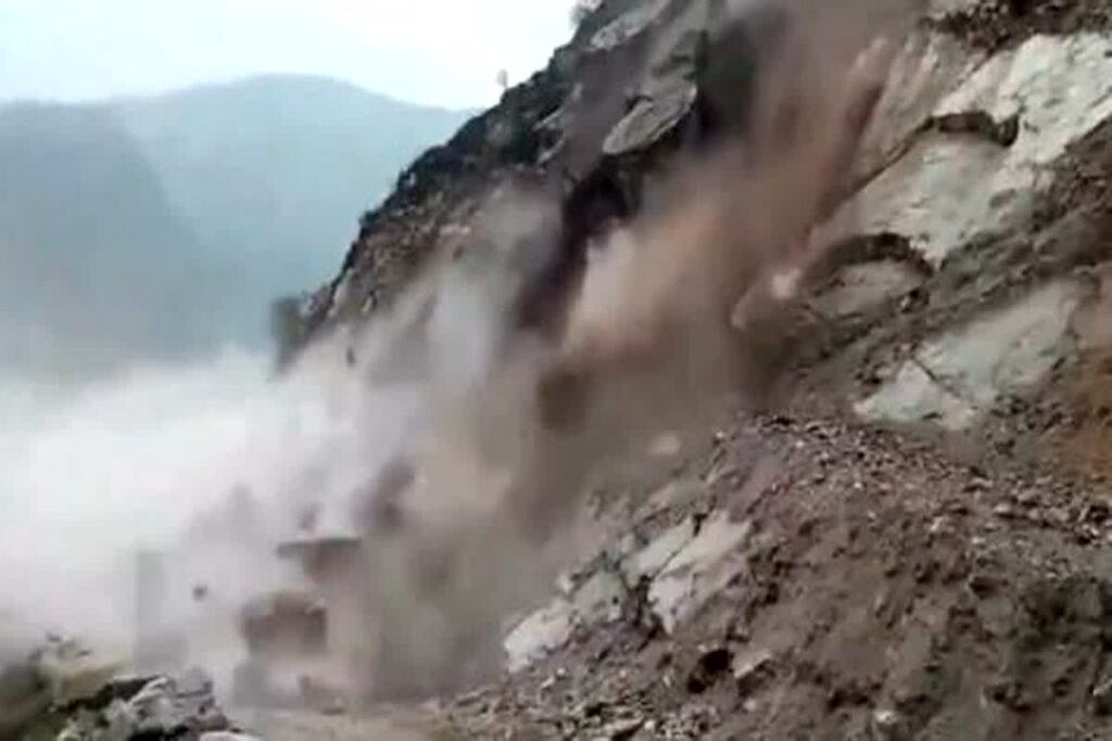 Landslide in Himachal Pradesh