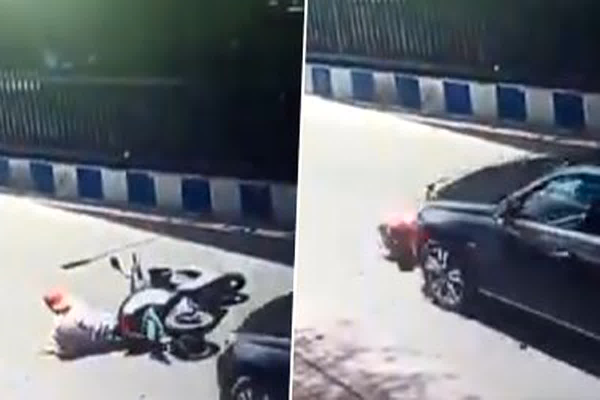Pune Car Accident Video: पुणे में फिर हुआ सड़क हादसा, मर्सिडीज चालक ने बाइक सवार को कुचला, वायरल हुआ वीडियो