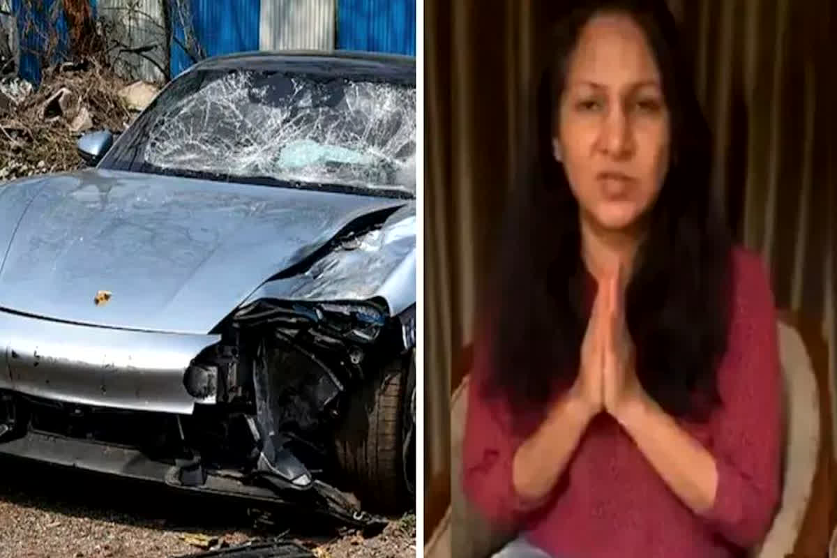 Pune Porsche Accident Case : नाबालिग आरोपी की मां को क्राइम ब्रांच ने किया गिरफ्तार, बेटे को बचाने के लिए की थी ये हरकत