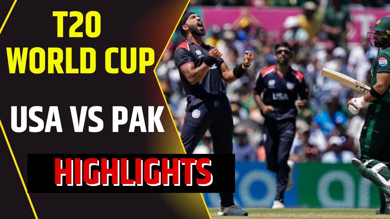 T20 World Cup 2024 Highlights | USA vs PAK Highlights | United States vs Pakistan Highlights