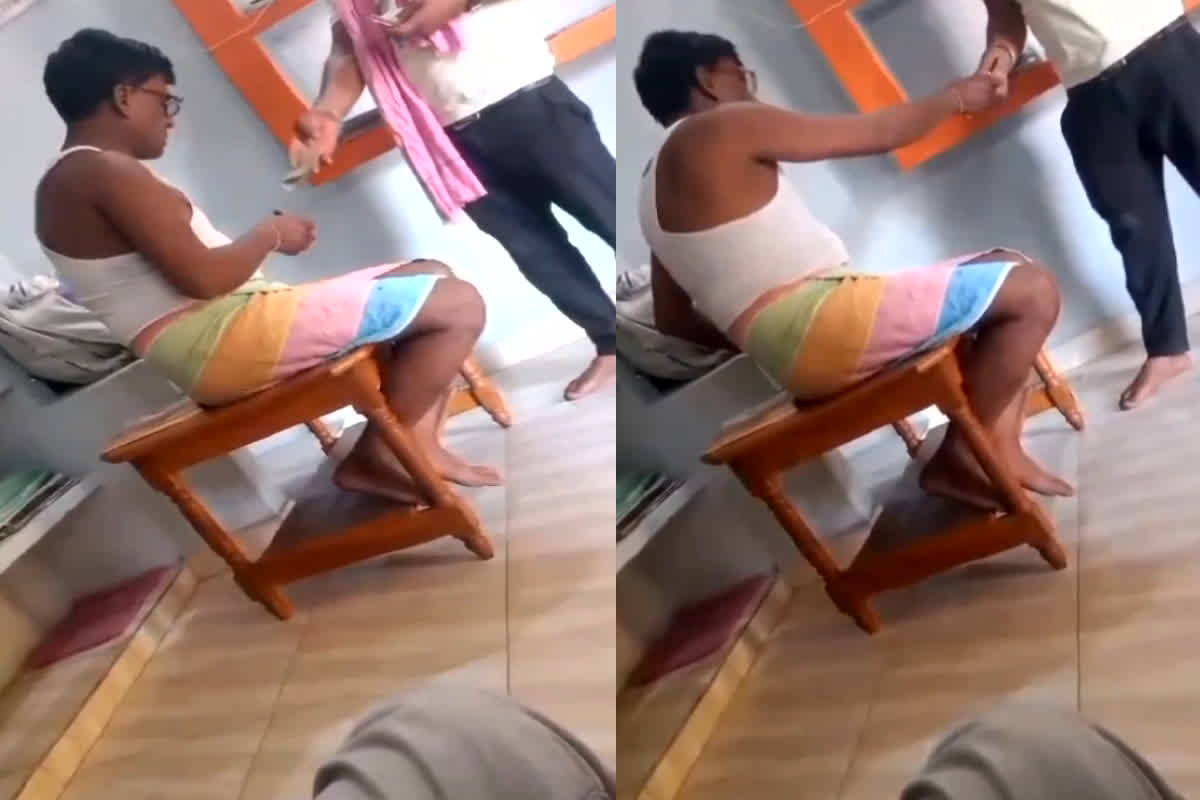 Panchayat Sachiv Video Viral: रिश्वतखोर सचिव बाबू.. इस काम के एवज में कर रहे थे पैसों की डिमांड, वीडियो वायरल