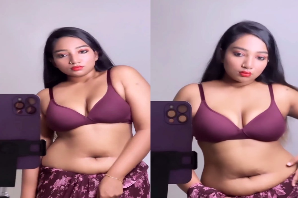 Desi Bhabhi Sexy Video Full HD : कैमरे के सामने गिर गया देसी भाभी की साड़ी का पल्लू, कराया अपने हुस्न का दीदार, खूब वायरल हो रहा ये Sexy वीडियो..