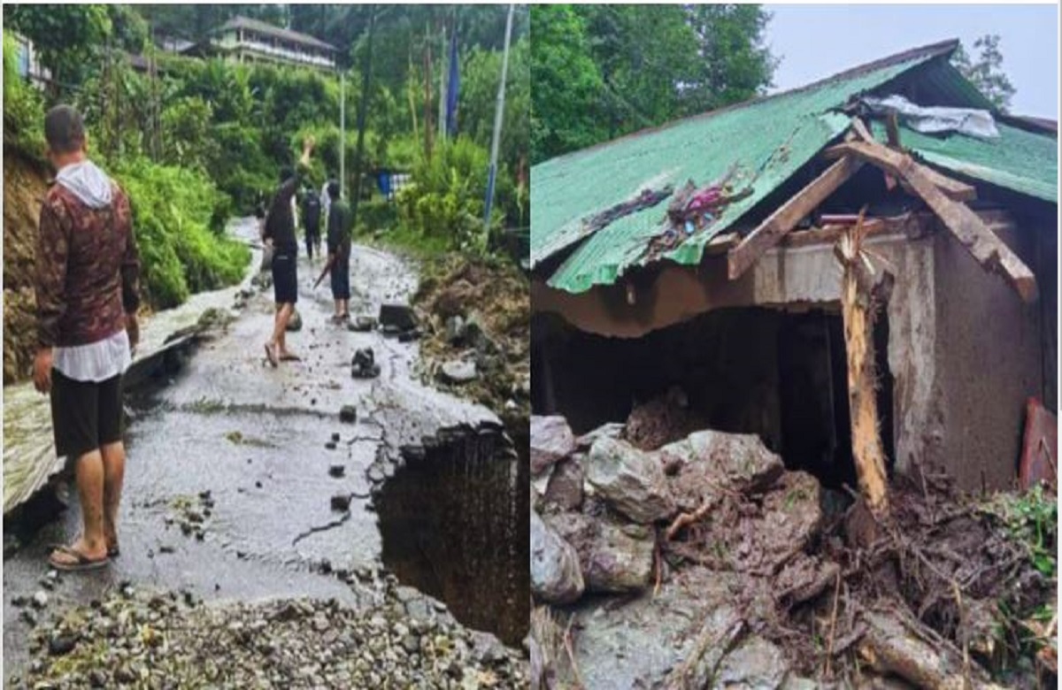 Sikkim Landslide News : बारिश ने मचाई तबाही, भूस्खलन से हुई 6 लोगों की मौत, कई लोग फंसे