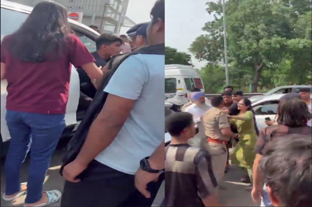 Video of Brawl with Policemen : ‘गाड़ी का चालान काटने पर भड़का यात्री’..! बेहद अभद्र भाषा का प्रयोग कर पुलिसकर्मियों को सुनाई खरी-खोटी, देखें वीडियो