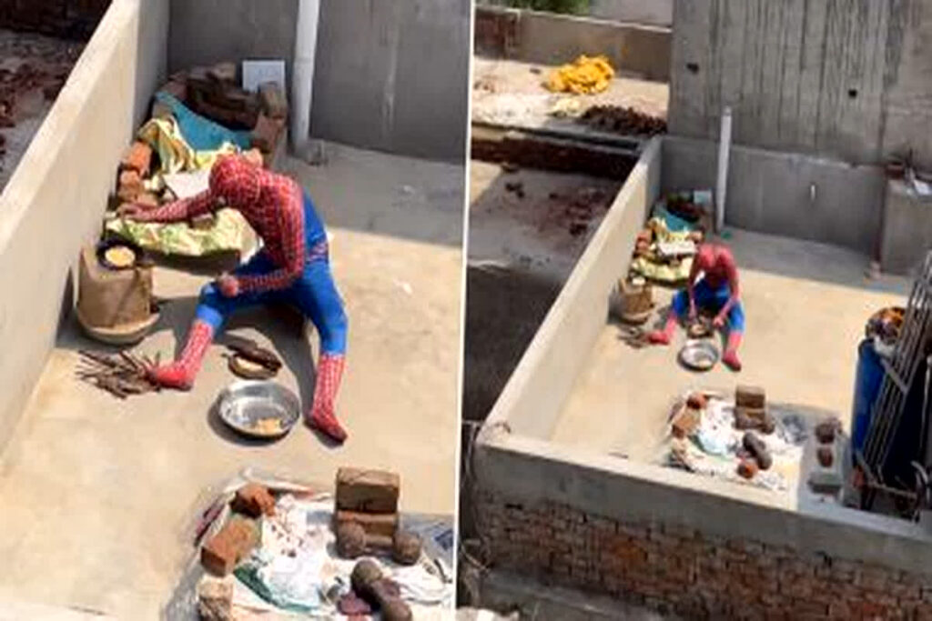 Desi Spider-Man Viral Video