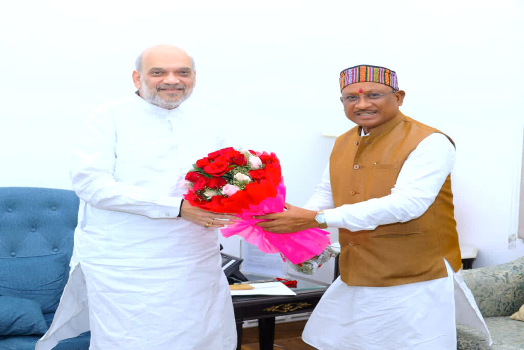 CM Sai Met Home Minister Shah