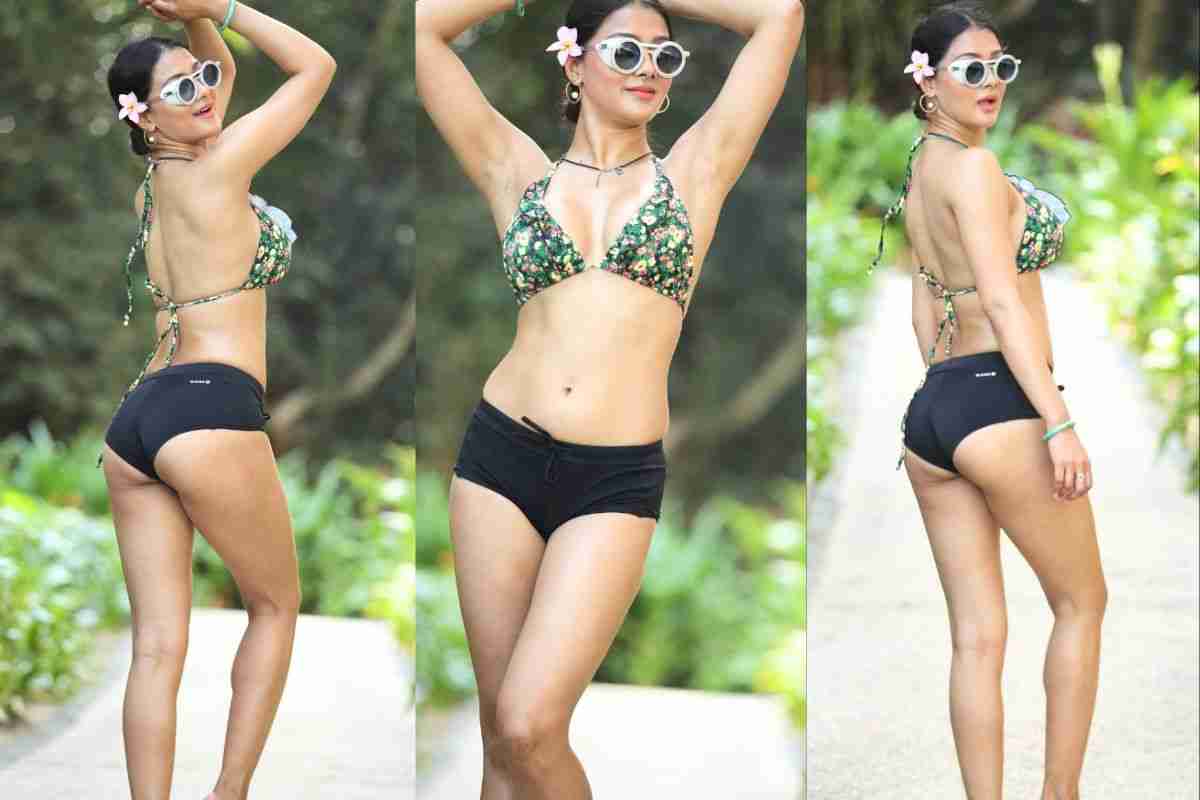 Namrata Malla Images: ग्रीन ब्रा के साथ ब्लैक शॉर्ट.. नम्रता मल्ला का ये अवतार कर देगा दीवाना, देखें ये तस्वीरें..