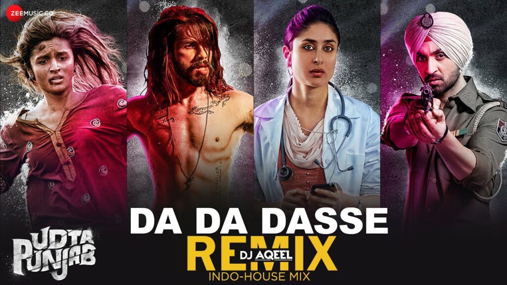 Da Da Dasse Remix Udta Punjab shahid kareena diljit & Alia