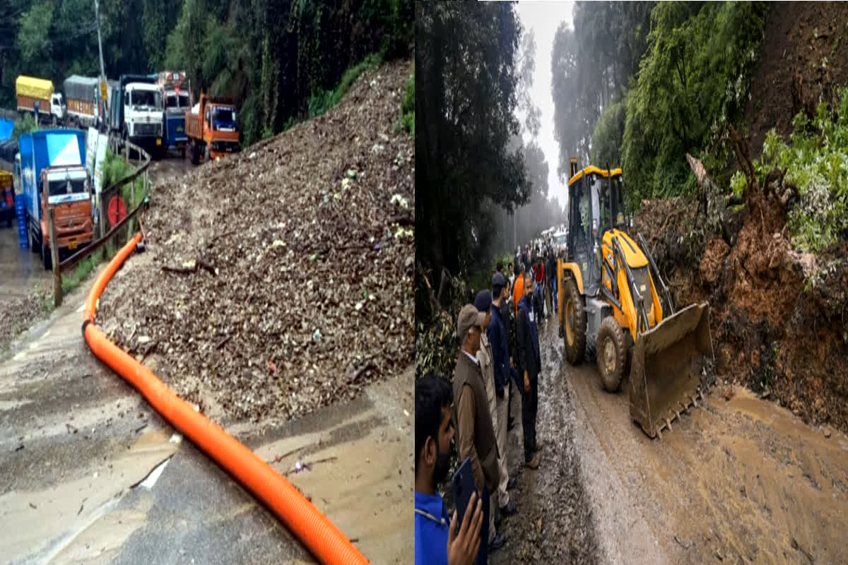 भारी बारिश ने मचाई तबाही, 115 सड़कें बंद, धंस रही जमीन.. गरज-चमक के साथ भारी वर्षा का ऑरेंज अलर्ट जारी