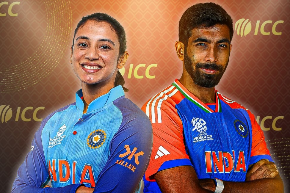 ICC Player Of The Month June 2024 Jasprit Bumrah and Smriti Mandhana won ICC's Player of the Month award