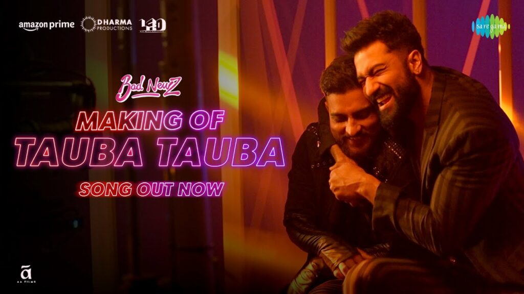 Making of Tauba Tauba Bad Newz Vicky Kaushal & Triptii Dimri