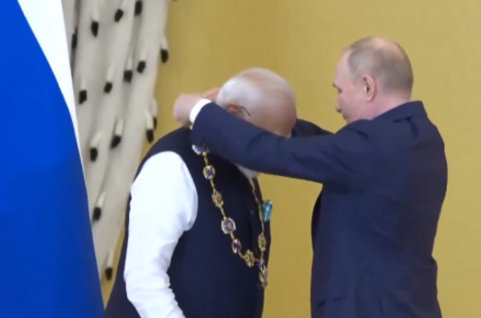 PM Modi awarded Russia's highest civilian honour