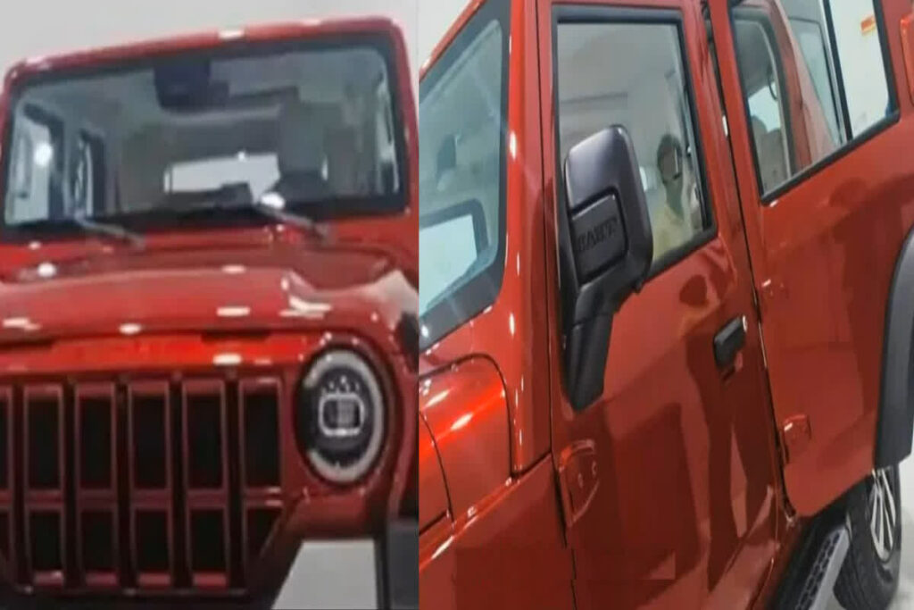 mahindra thar 5 door leaked ahead of launch