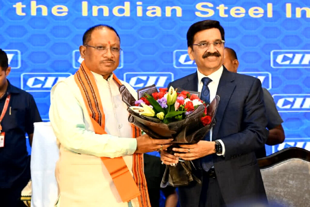 CM Sai In Green Steel Summit