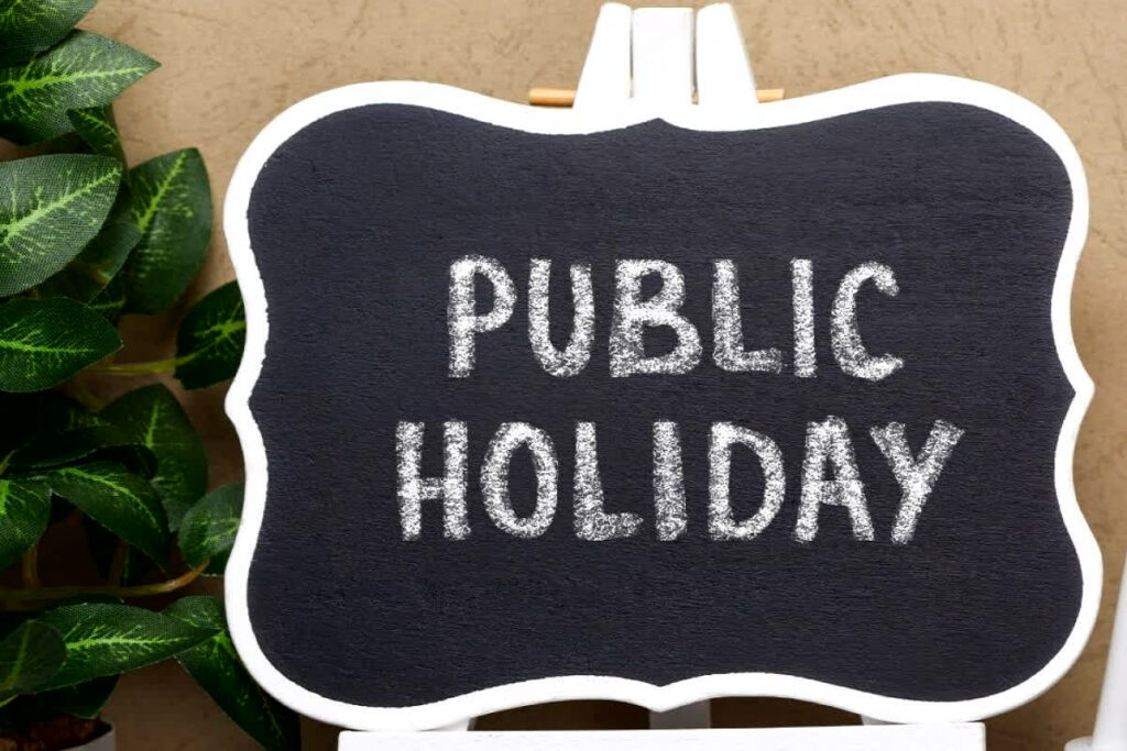 August Public Holidays