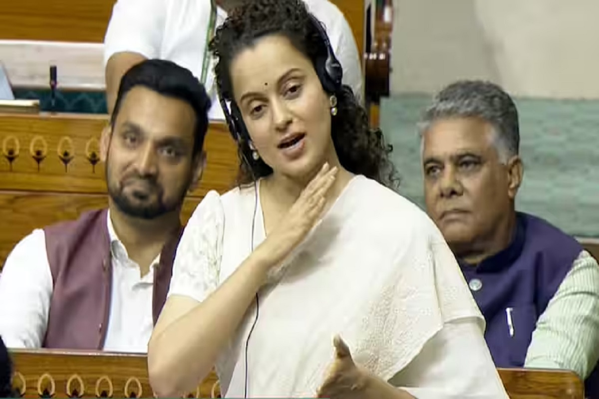 Kangana Ranaut Speech In Lok Sabha:  संसद में कंगना रनौत का पहला भाषण, कह दी ये बड़ी बात, सदन में मच गया बवाल, देखें वीडियो