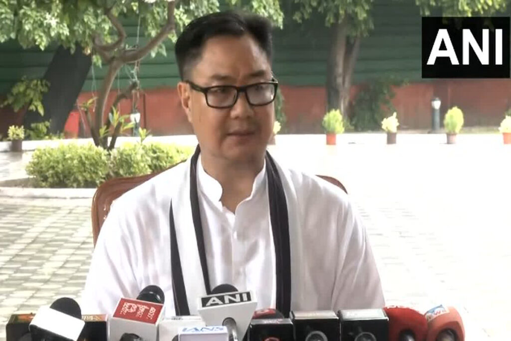 Kiren Rijiju attacks opposition