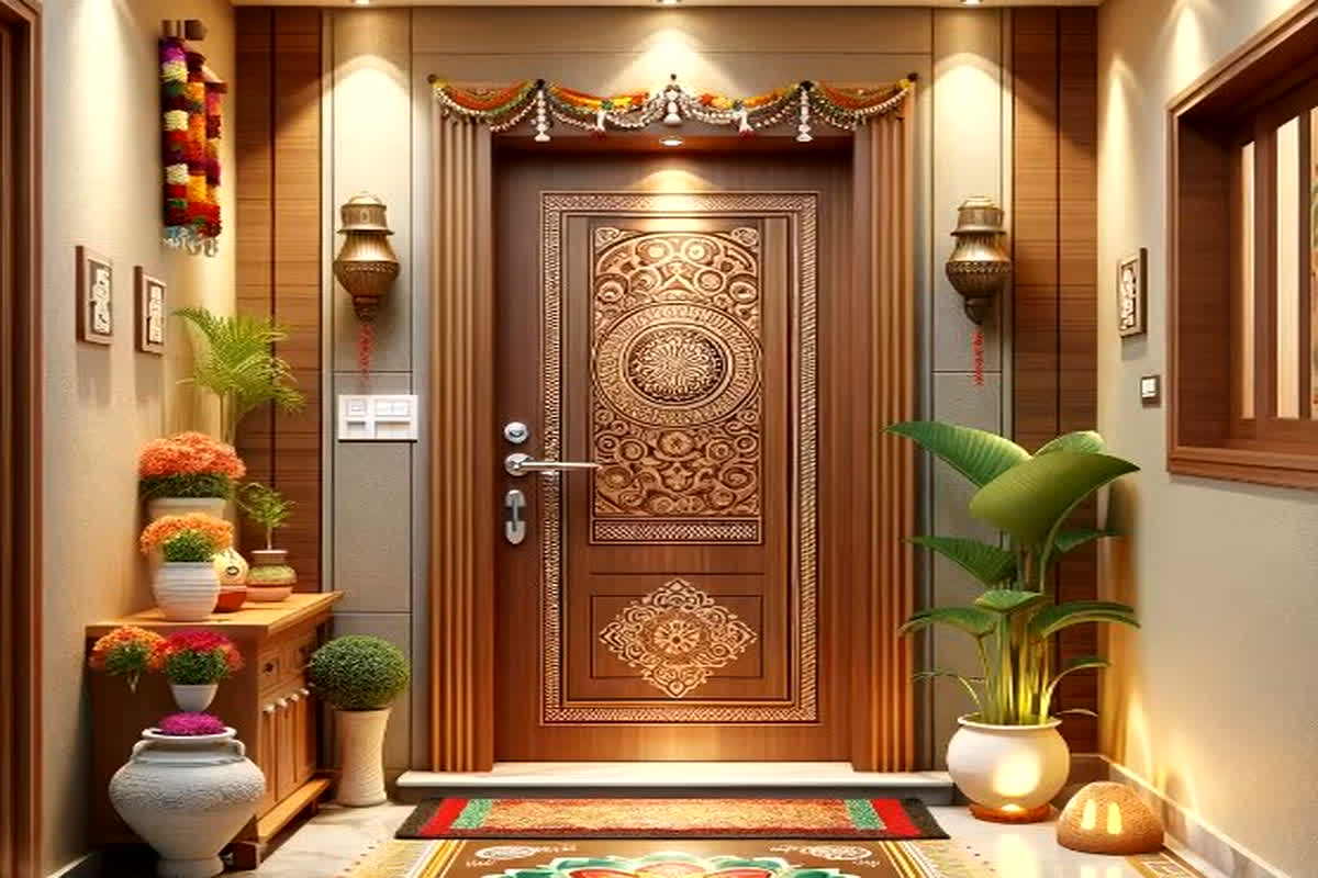 Vastu for Main Door: घर के मुख्य दरवाजे पर रखें 7 चीजें, खींची चली आएंगी मां लक्ष्मी…