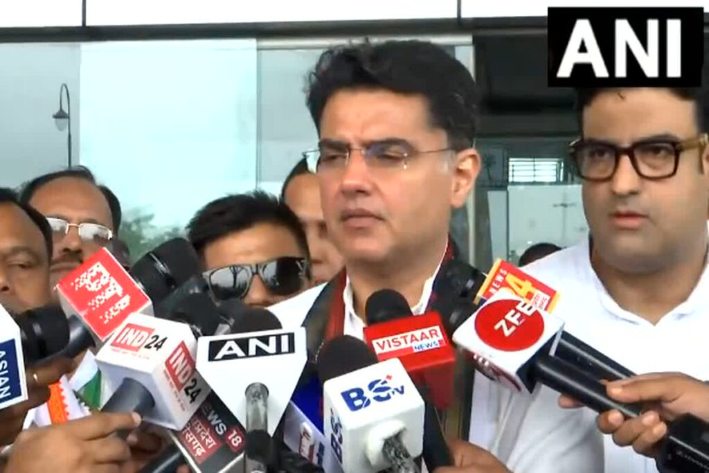 Sachin Pilot on Congress Protest