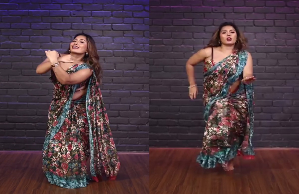 Desi Sexy Video: सेक्सी ब्लॉउज पहनकर कैमरे के सामने आई देसी भाभी, हॉट अवतार देख बूढ़े भी हो जाएंगे जवान