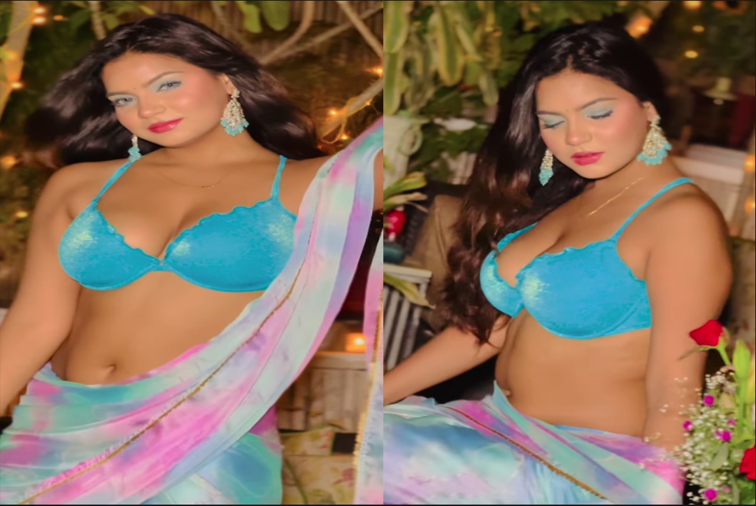 Watch Indian Sexy Video Full HD : कैमरे में कैद हुईं भाभी की सेक्सी अदाएं, नीली बिकनी में ढाया कहर, सेक्सी वीडियो देख खुला रह जाएगा मुंह