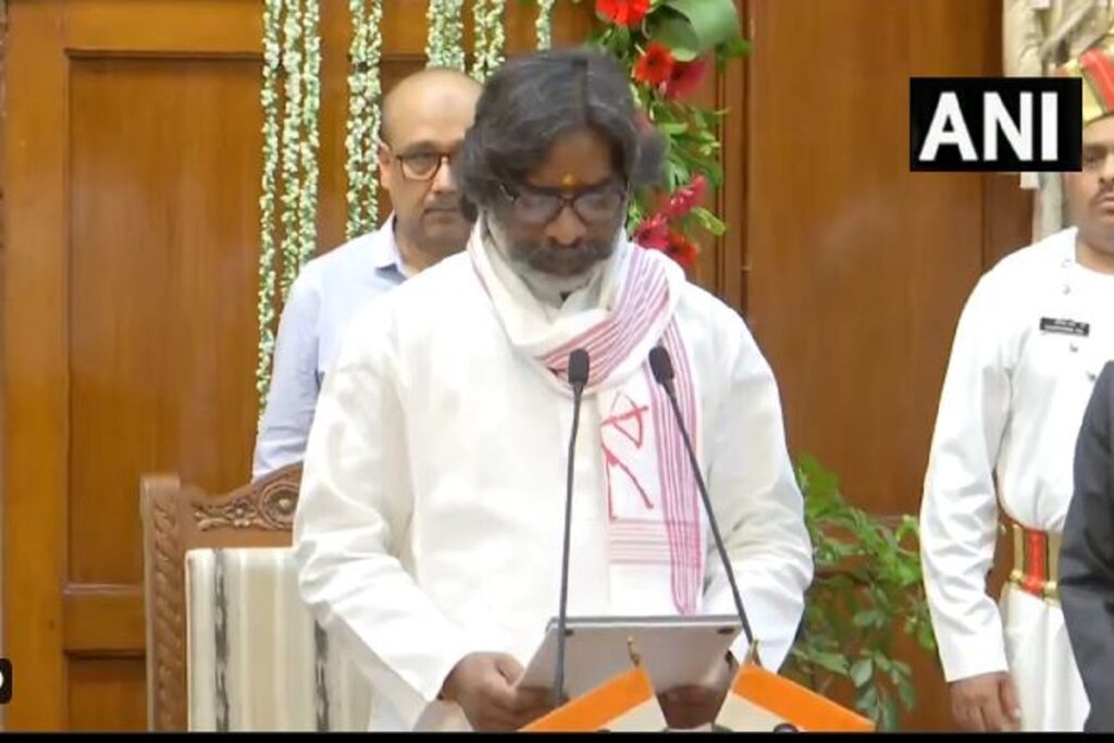 Hemant Soren sworn in as the 13th Chief Minister of Jharkhand