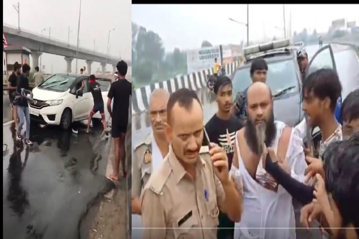 Watch Video: कार को तोड़ा..चालक को पीटा, बीच सड़क कांवरियों का तांडव, मजिस्ट्रेट और पुलिस की मौजूदगी में उड़ाई कानून व्यवस्था की धज्जियां